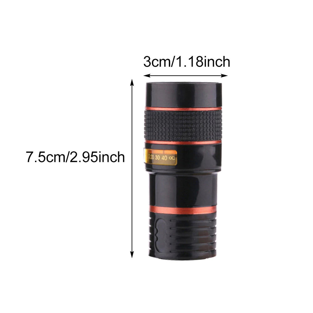 12X High Clarity Zoom Mobile Phone Telescope