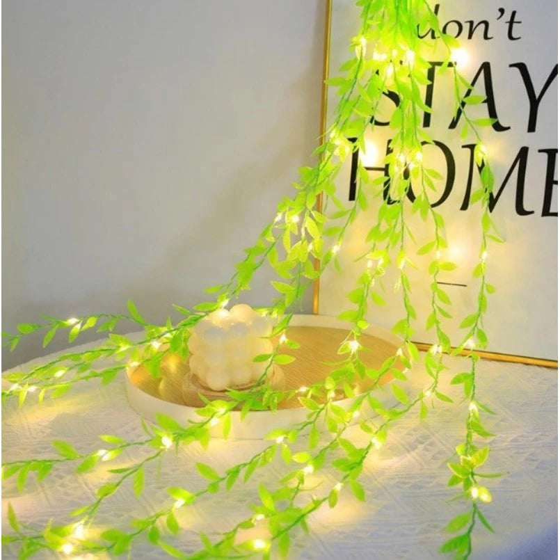 100 LED Curtain Leaf Lights