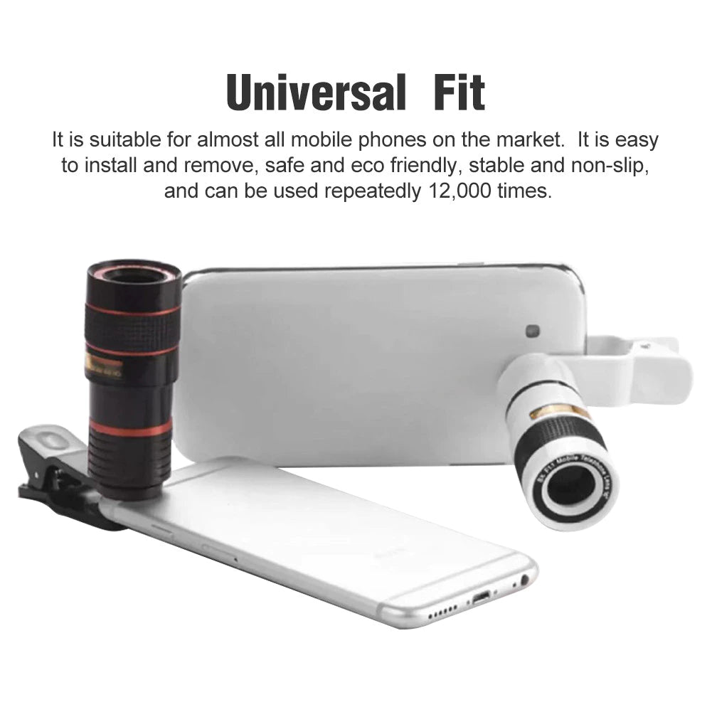 12X High Clarity Zoom Mobile Phone Telescope