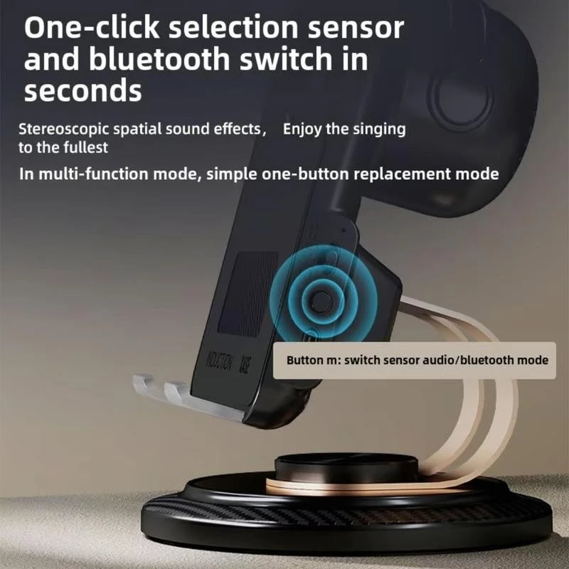 Wireless Bluetooth Audio Sensor Speaker Phone Holder