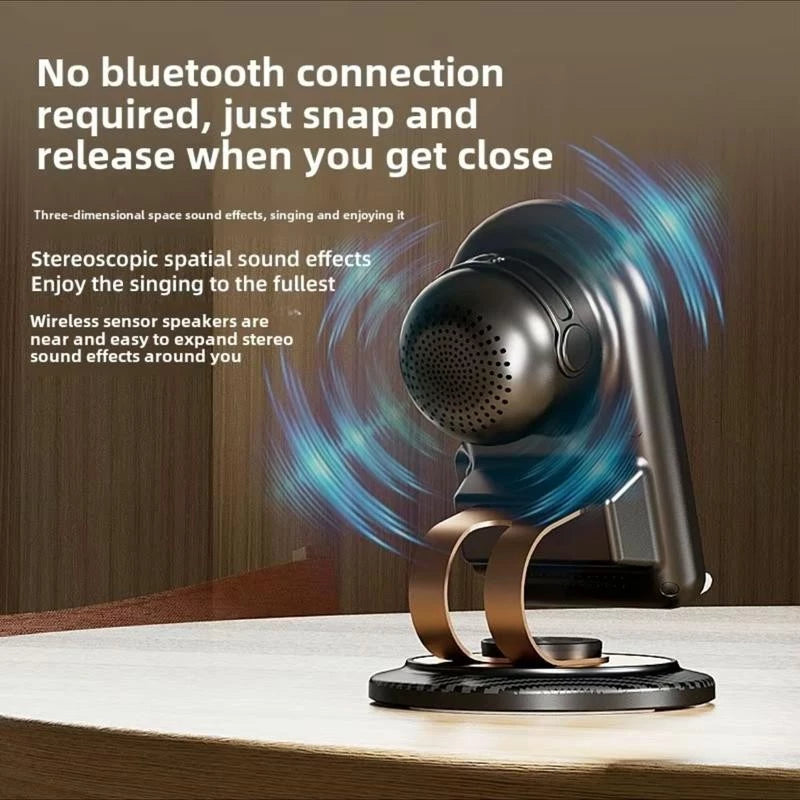 Wireless Bluetooth Audio Sensor Speaker Phone Holder
