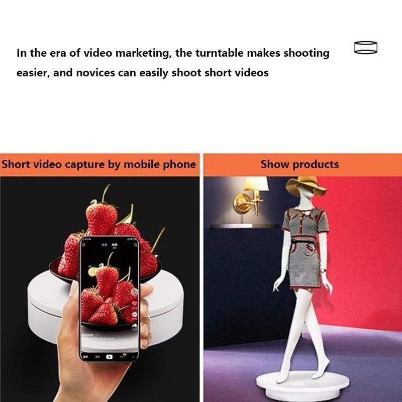 360° Electric Rotating Display Stand