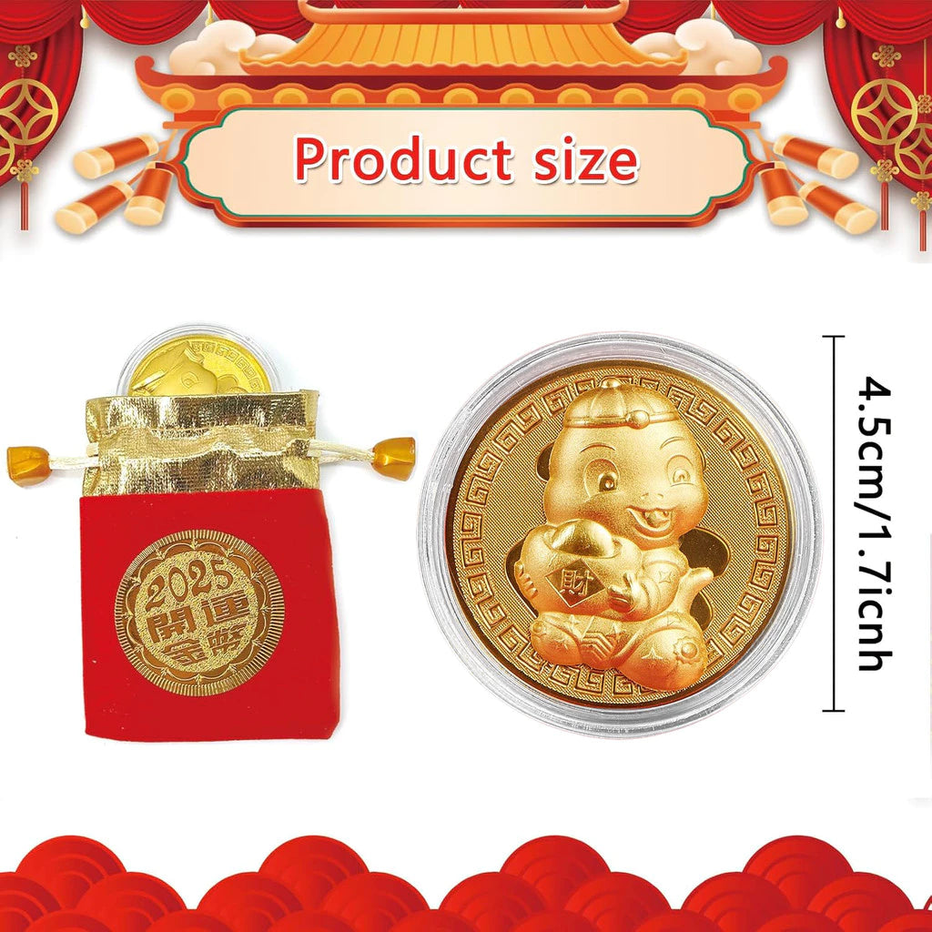 2025 Year of the Snake Luck Gold Coin