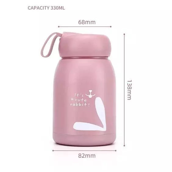 Rabbit Tumbler – Hot & Cold Leakproof Glass Cup