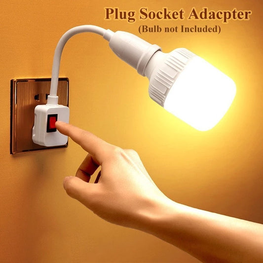 Instant Lighting Solution – Universal Bulb Socket with Switch