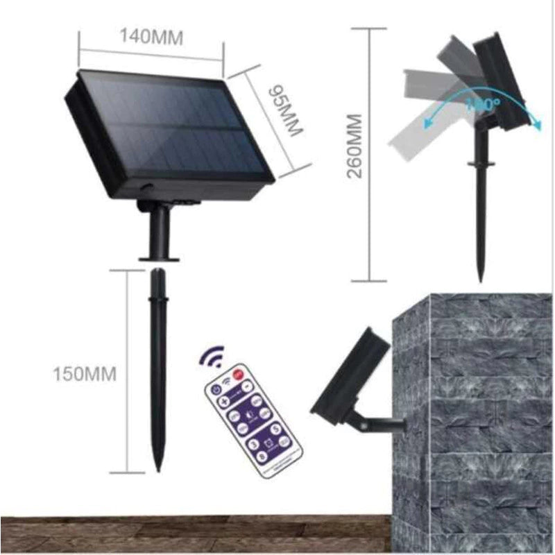 50CM LED Solar Meteor Shower Lights