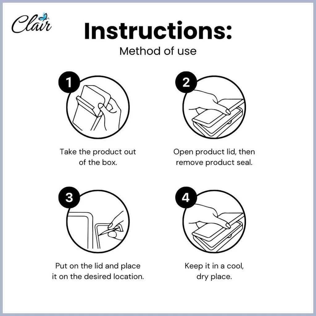 CLAIR Natural Plant Extract Balm Air Freshener