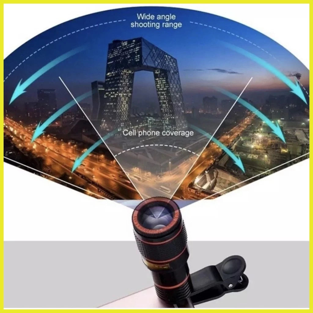 12X High Clarity Zoom Mobile Phone Telescope