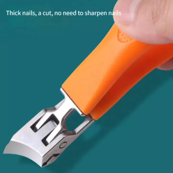 Angled Anti-Splash Nail Clipper