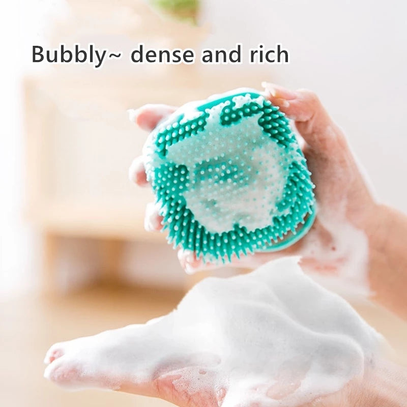Soft Silicone Pet Shampoo Dispenser Brush