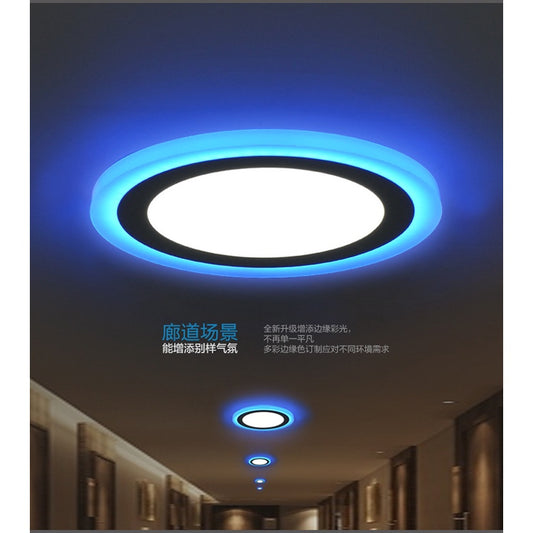 DOUBLE COLOR LED PANEL LIGHT (ROUND)