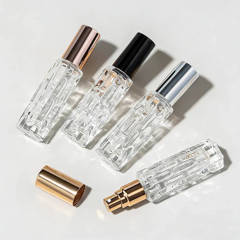 10ml Diamond Facet Mini Perfume Refillable Glass Bottle