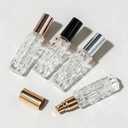 10ml Diamond Facet Mini Perfume Refillable Glass Bottle
