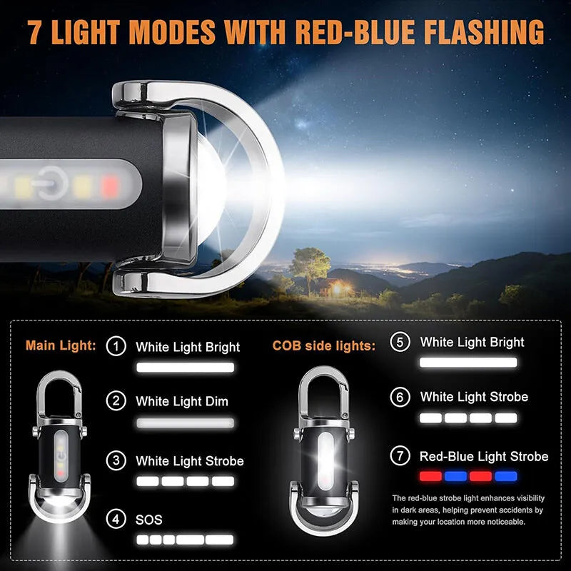 Mini Portable Keychain Flashlight