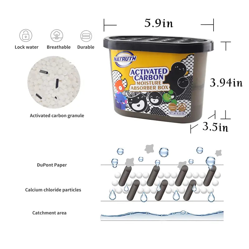 NATRUTH 500ML Dehumidifier Moisture Absorber