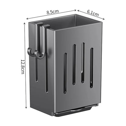 Wall Mount Cutlery Holder with Drainer