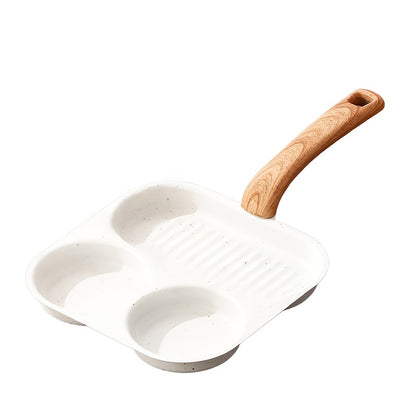 3-in-1 White Multi-Section Nonstick Grill Pan
