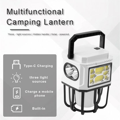 Multifunctional 3 Light Modes Camping Lamp