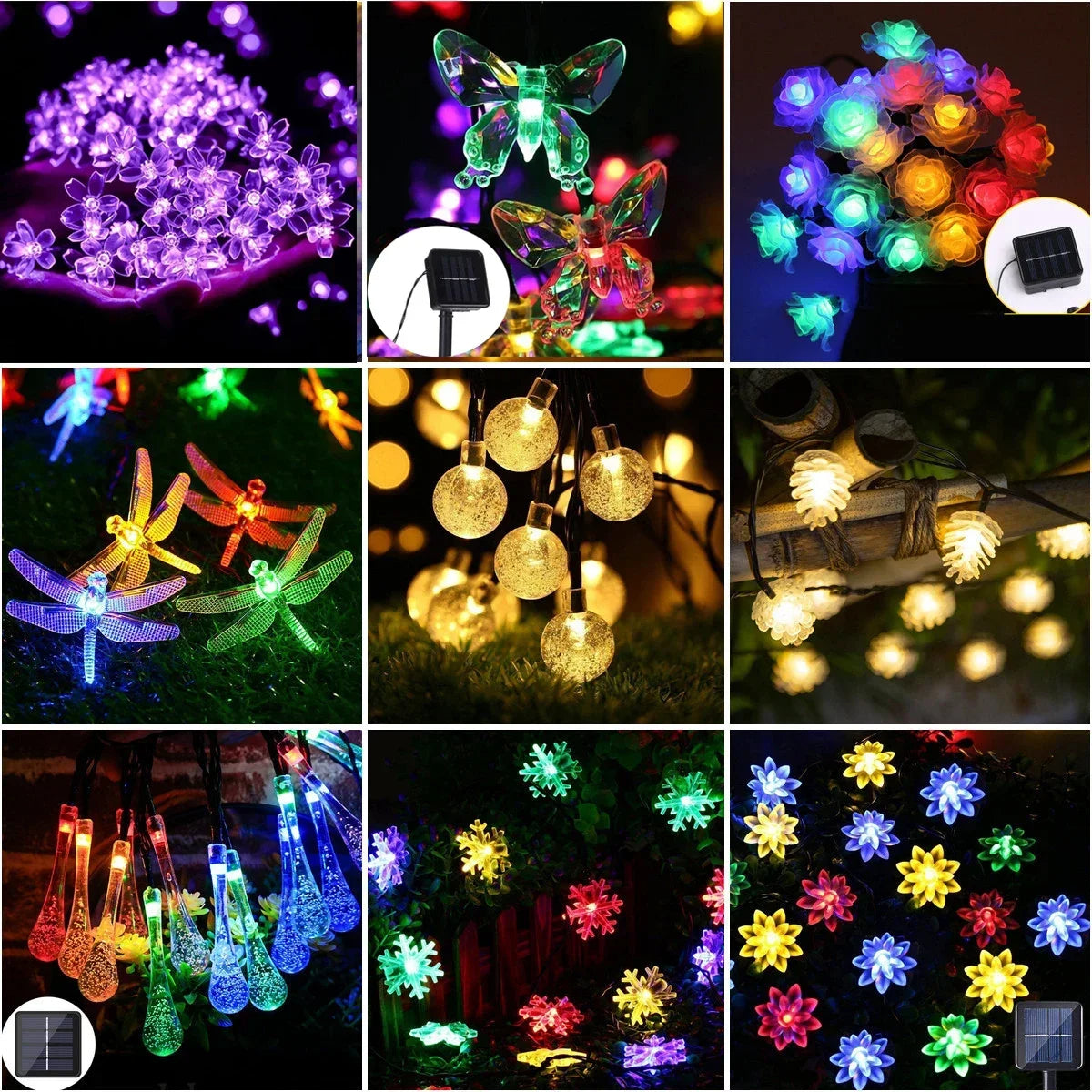 30 LED Solar Christmas Lights