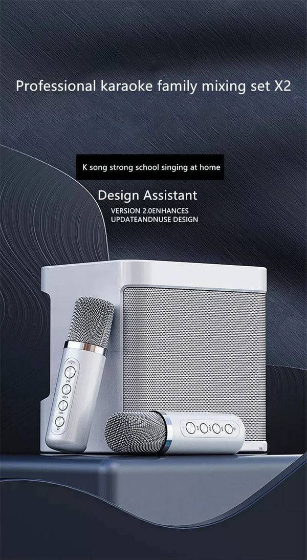 2023 ORIGINAL PORTABLE PROFESSIONAL KARAOKE DUAL MICROPHONE