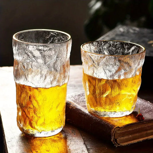Glacier Pattern Glass Cup