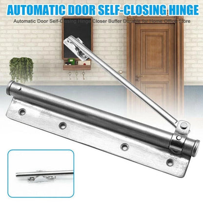 Automatic Door Closer with Adjustable Strength and Silent Stainless Steel Mechanism