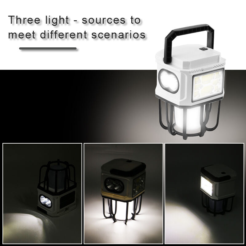 Multifunctional 3 Light Modes Camping Lamp