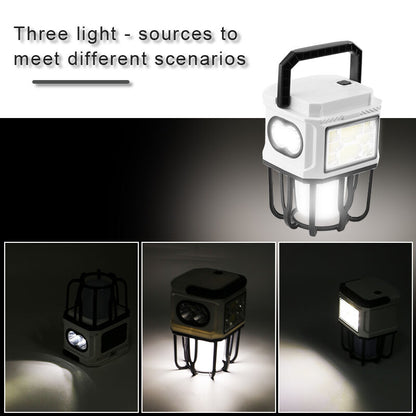 Multifunctional 3 Light Modes Camping Lamp