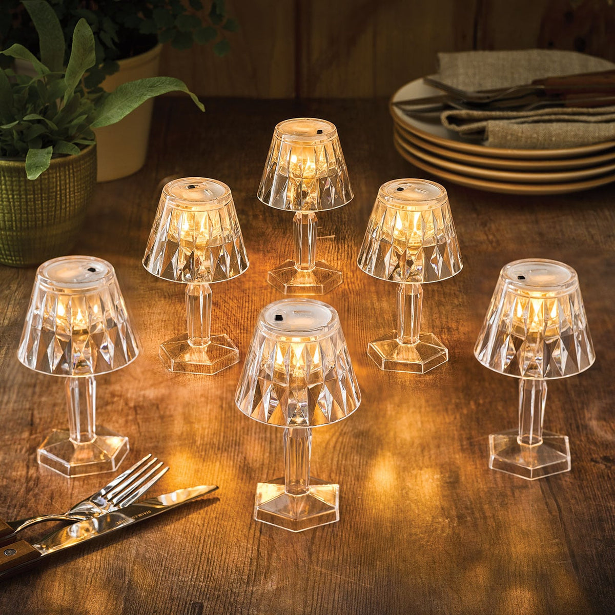 Mini Crystal Table Lamp
