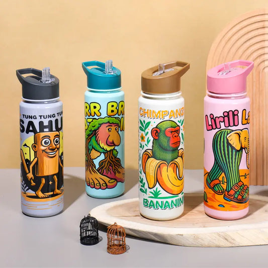 Tung Tung Sahur Water Bottle for Kids 800ml