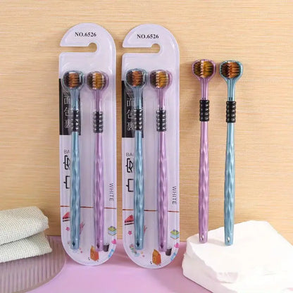 Three Sided Toothbrush