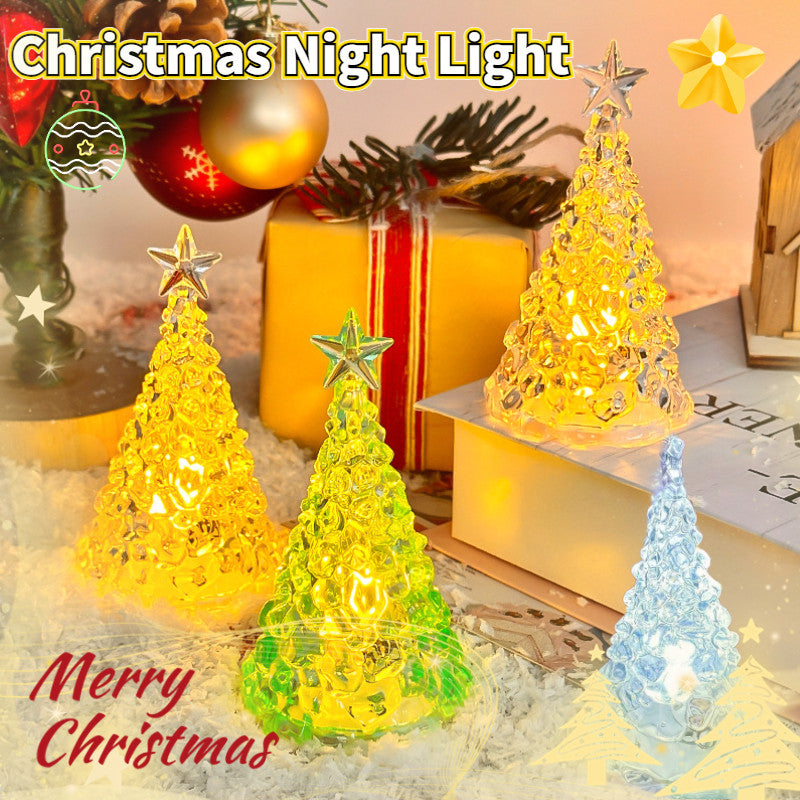 Crystal Christmas Tree Night Light
