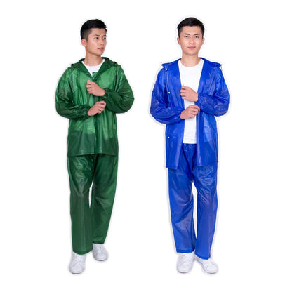 Unisex Pants and Jacket Raincoat Set