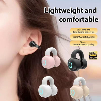 Single Ear Clip-On Headset