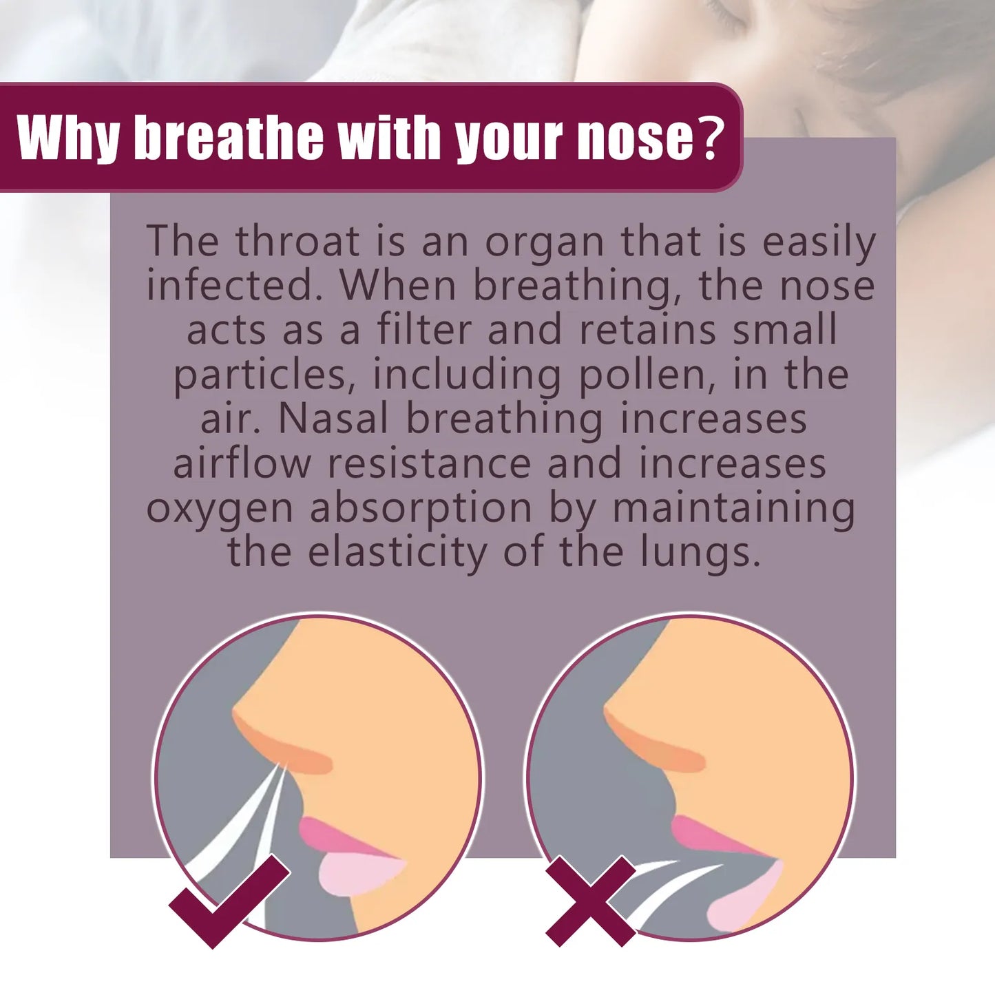 Sleeping Mouth Seal Tape for Adults and Kid (30pcs/box)