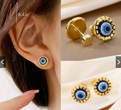Blue Evil Eye Bracelet & Necklace for Protection and Good Luck