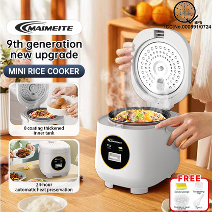 2L Mini Rice Cooker with Steamer