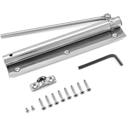 Automatic Door Closer with Adjustable Strength and Silent Stainless Steel Mechanism