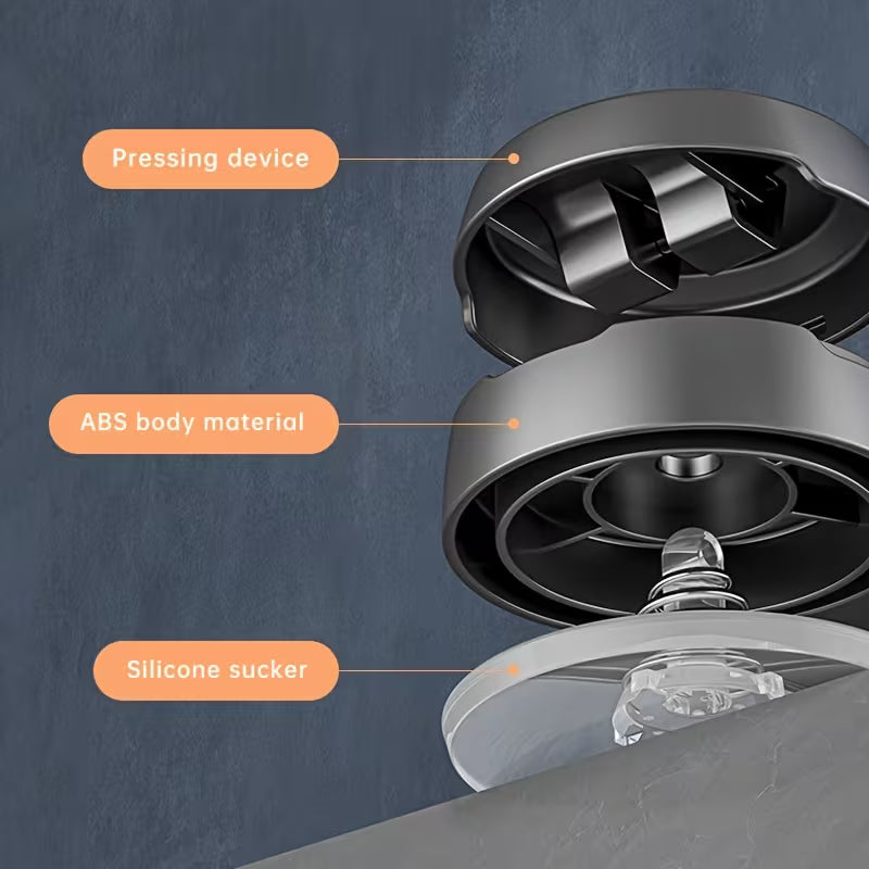 Adjustable Power Suction Shower Head Holder