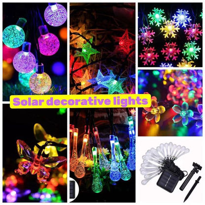 20 LED Solar Christmas String Lights