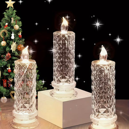 Crystal LED Flameless Candle