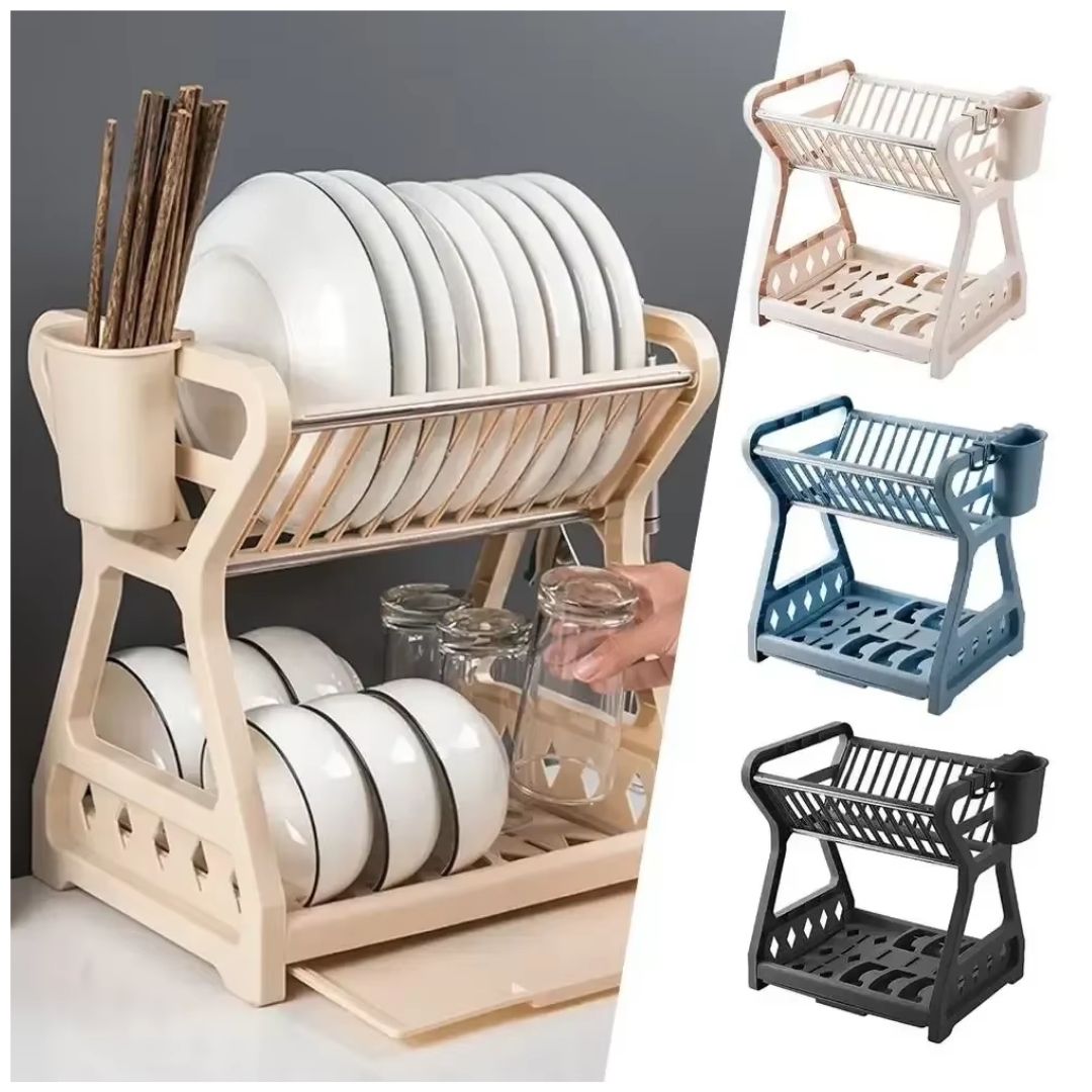 2-Tier Kitchen Dish Drying Rack