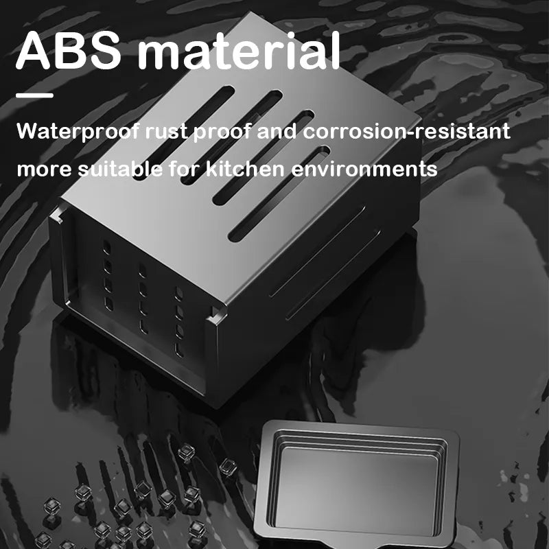 Wall Mount Cutlery Holder with Drainer