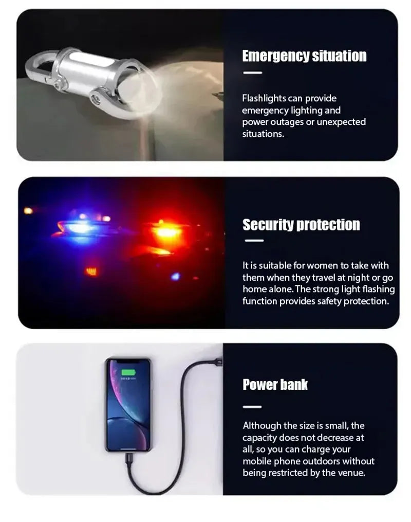 Mini Portable Keychain Flashlight