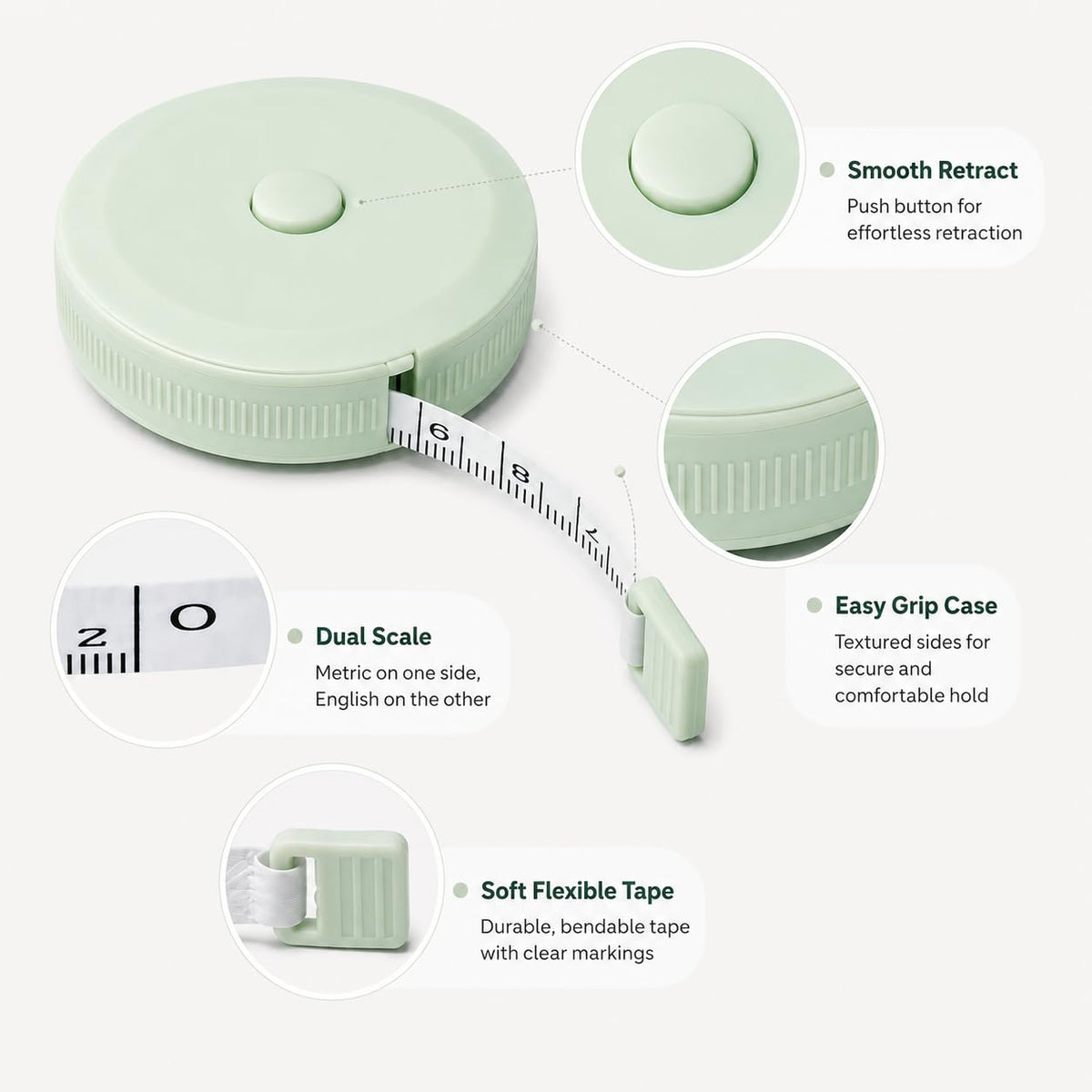 Retractable Soft Tape Measure