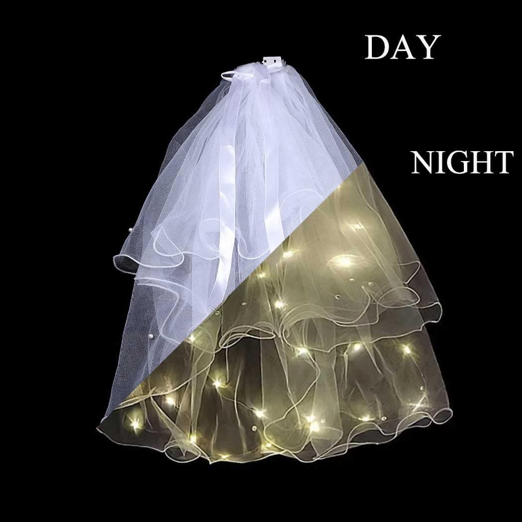 Luminous Wedding Head Veil