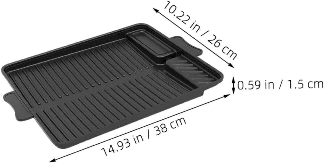 Korean Non-stick Rectangular Samgyupsal Grill Plate