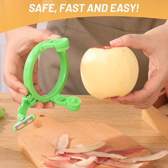 Foldable Manual Rotating Fruit Peeler