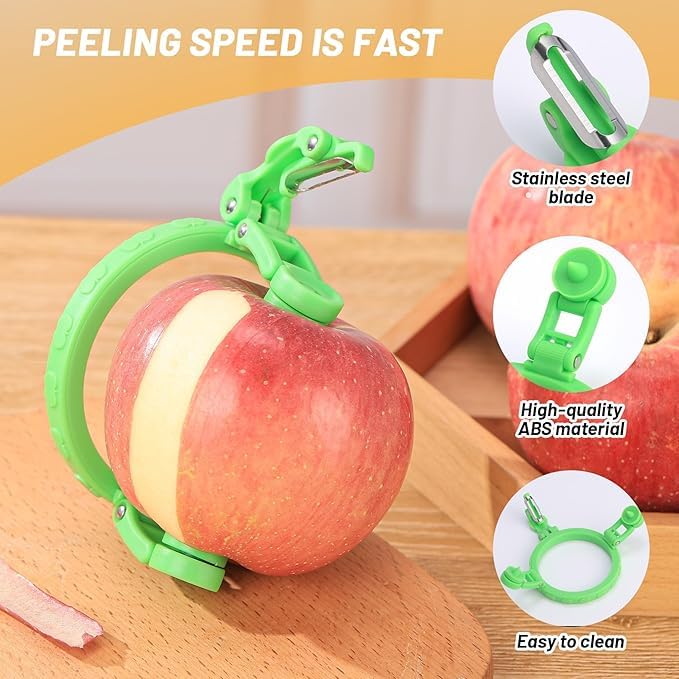Foldable Manual Rotating Fruit Peeler