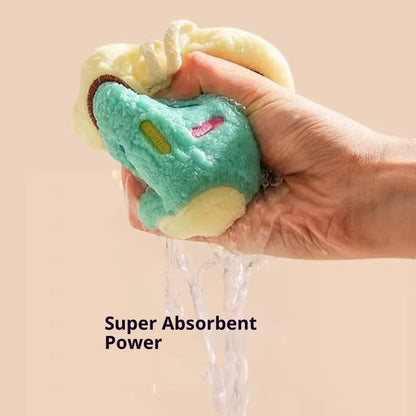 Cute Cartoon Food-Shaped Hanging Hand Towels